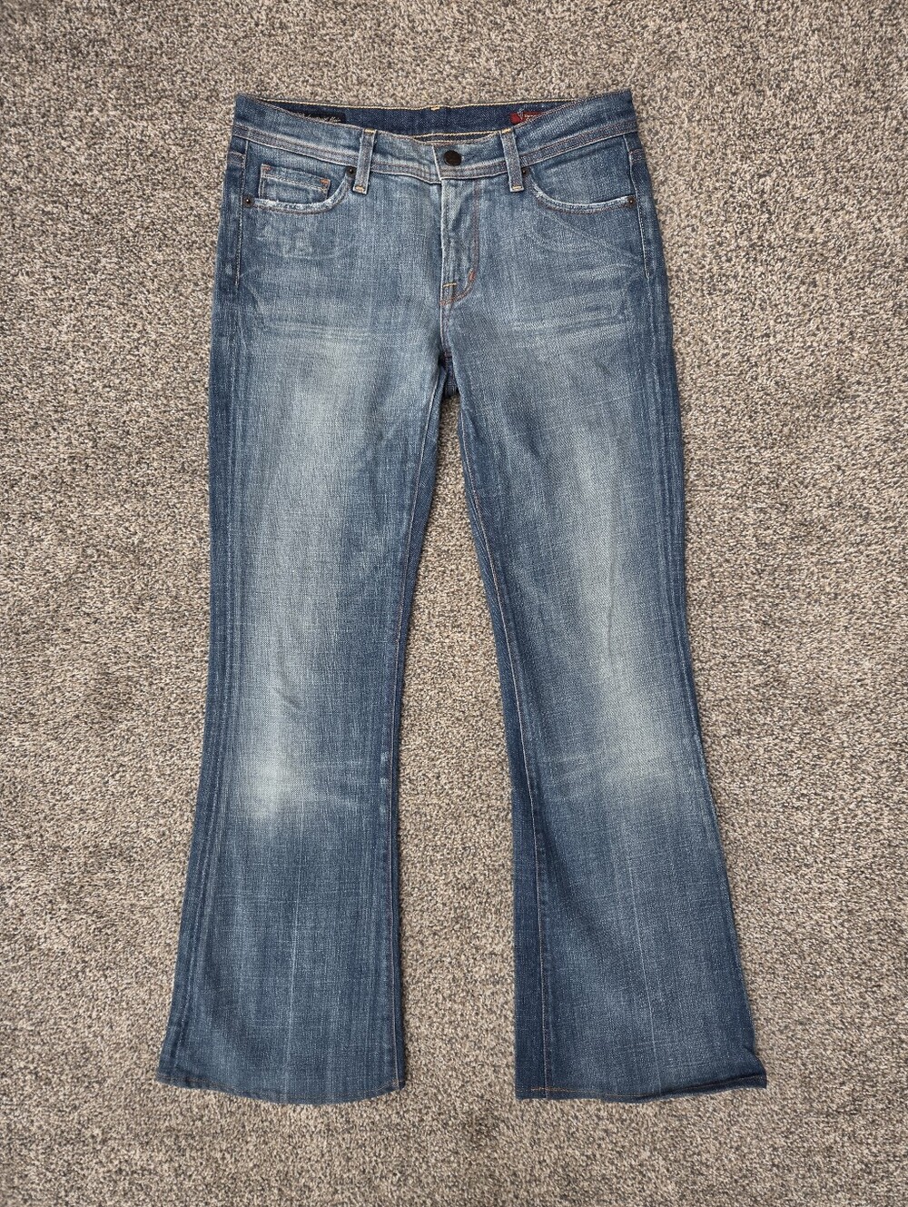 Citizens of Humanity Ingrid 002 Low Waist Flare Jeans 27 Vintage Y2K Made in USA